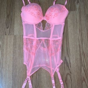 Victoria’s Secret Corset Bustier Bra Basque Top